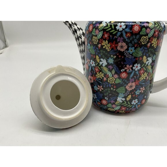 Gracie Stechcol Mad Hatter Design TEAPOT Bone China Made in England Collectible - Picture 12 of 16